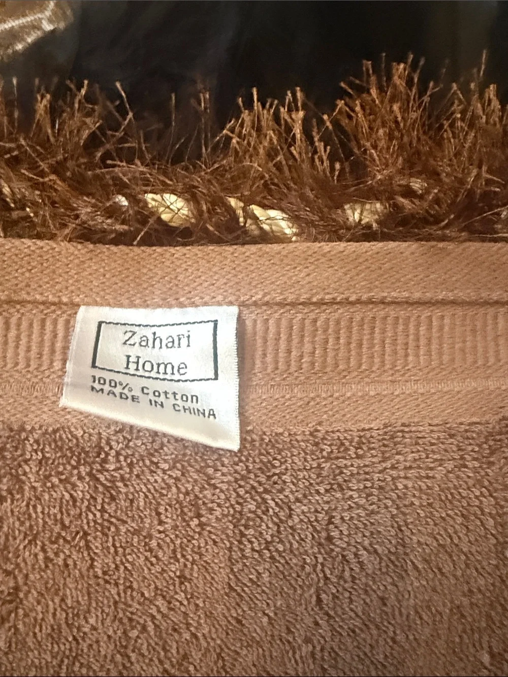 Zahari Home Custom embellished safari Animal Print Decorative bath Towel Set